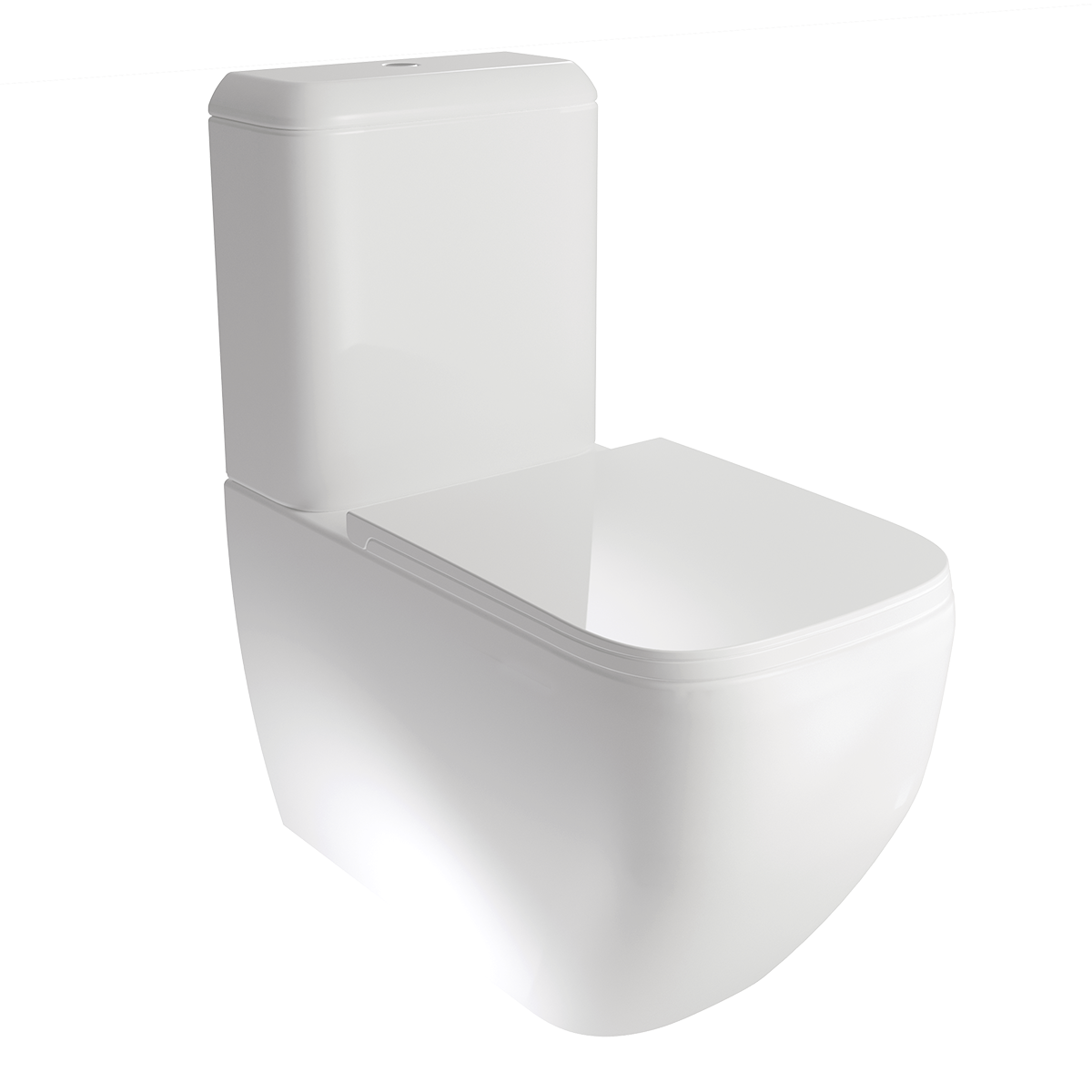 Floor standing WC with tank (S/P-trap) - White Ville Sanitary Ware